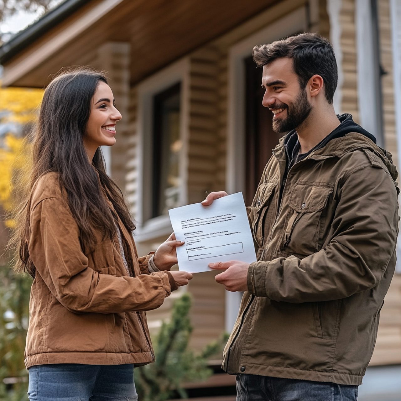 Candidat à la location remplissant un dossier de logement devant son ordinateur, entouré de documents administratifs.